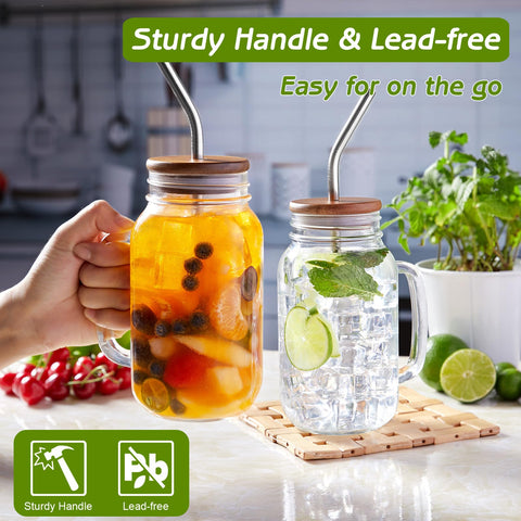 Vaso DraSTAR 24oz con manija ergonómica para sostener cómodamente