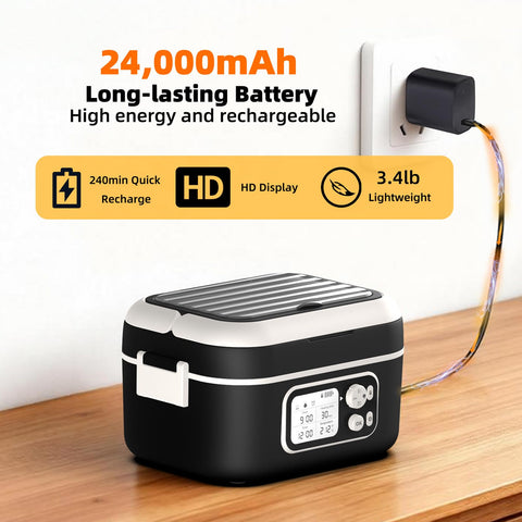 Dravel batería integrada de 24000 mAh para uso sin enchufe