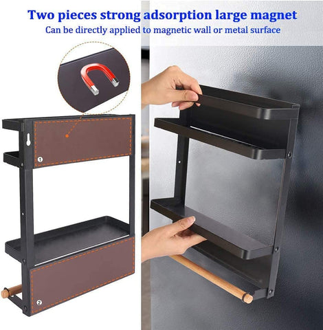 Dr.BeTree porta papel magnético mantiene rollos de papel de cocina accesibles.