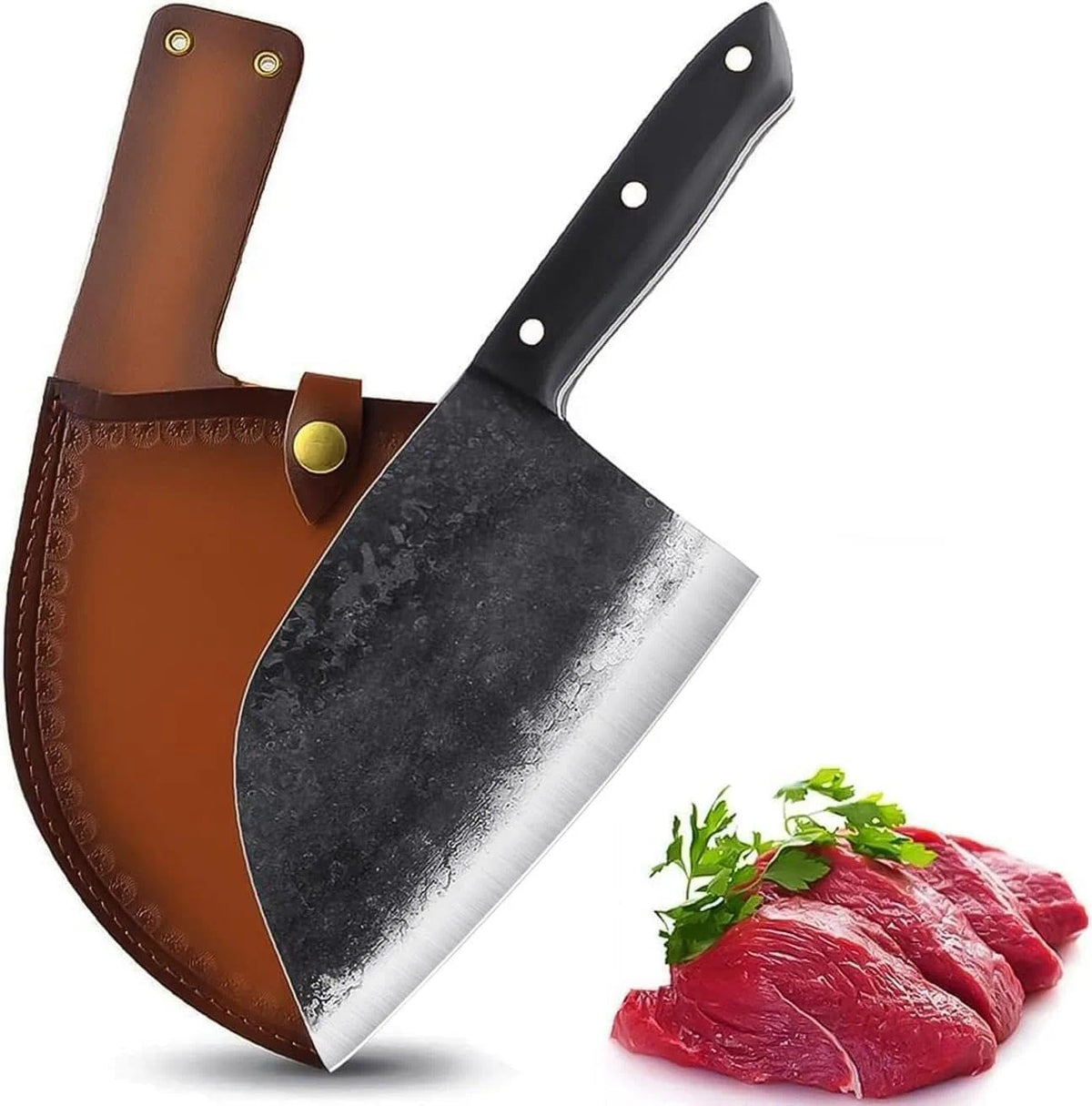 Dream Reach Almasi cuchillo de cocina, hoja forjada para cortes precisos y duraderos