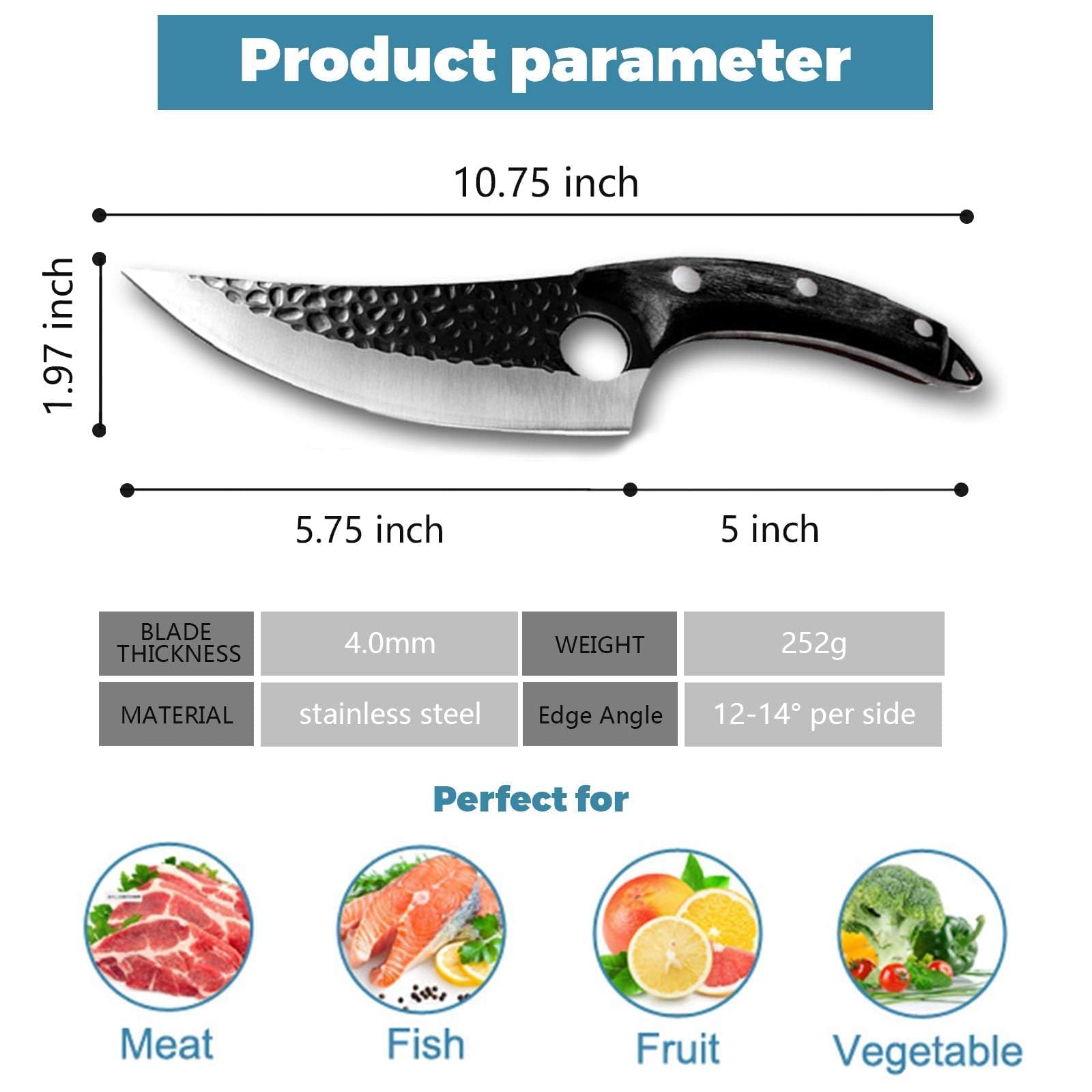 Dream Reach Huusk cuchillo para cortar carne con precisión