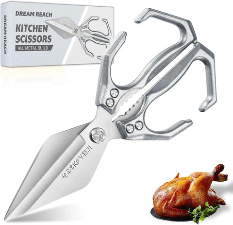 Tijeras Dream Reach para pollo de cabeza grande, corte preciso en la cocina