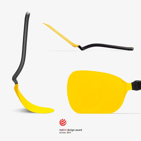 Dreamfarm Chopula: nylon antiadherente seguro para superficies delicadas.