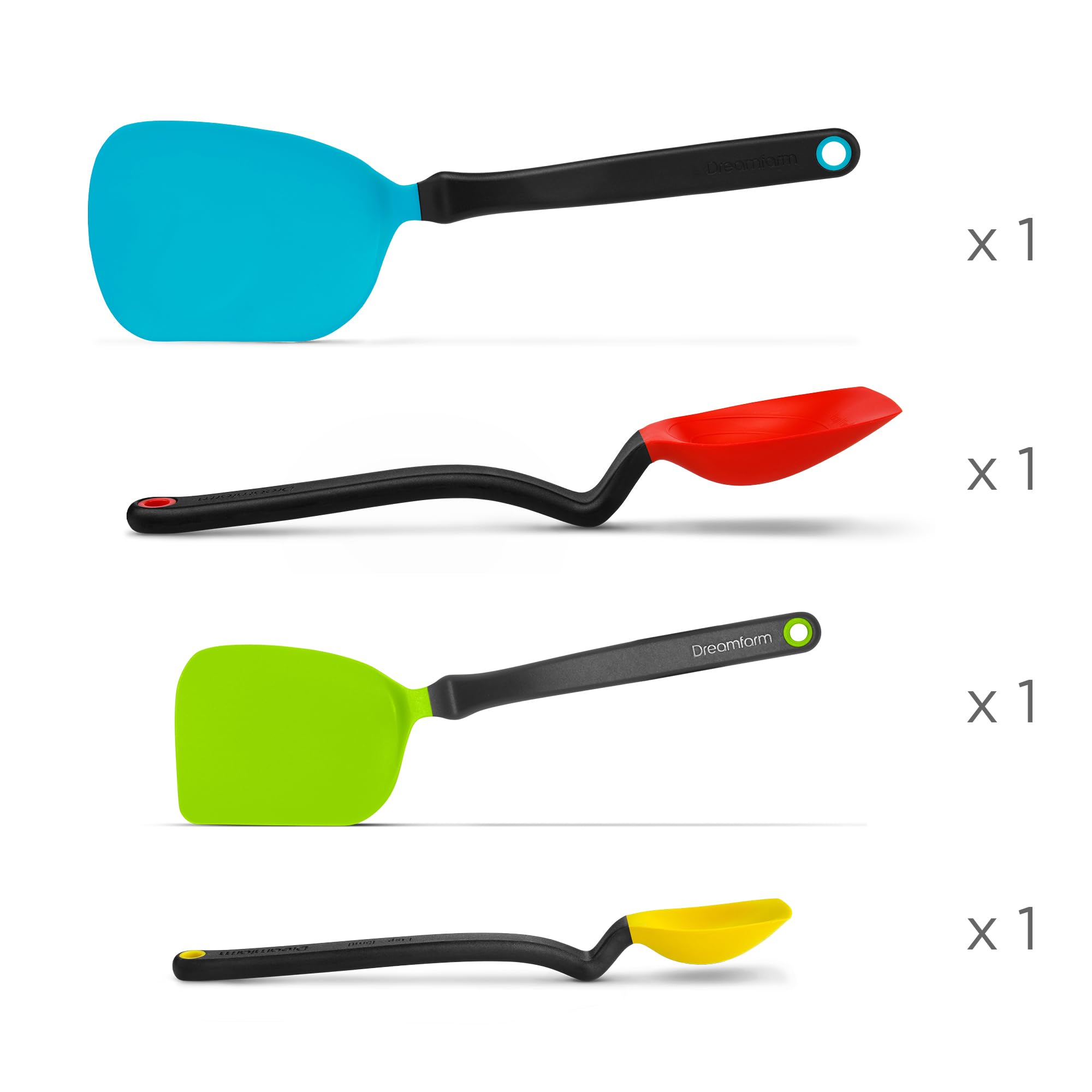 Dreamfarm Mini Supoon, borde plano para raspar frascos.