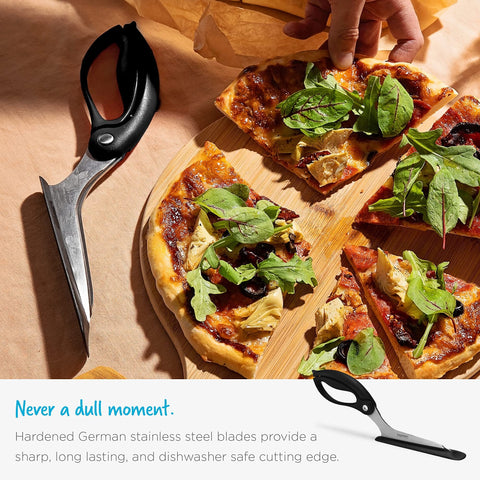Dreamfarm Scizza: diseño negro que encaja en cocinas modernas