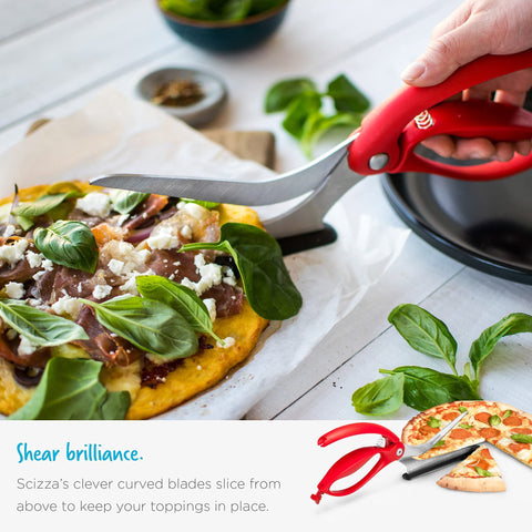 Dreamfarm Scizza: hojas de 15 cm para pizzas grandes