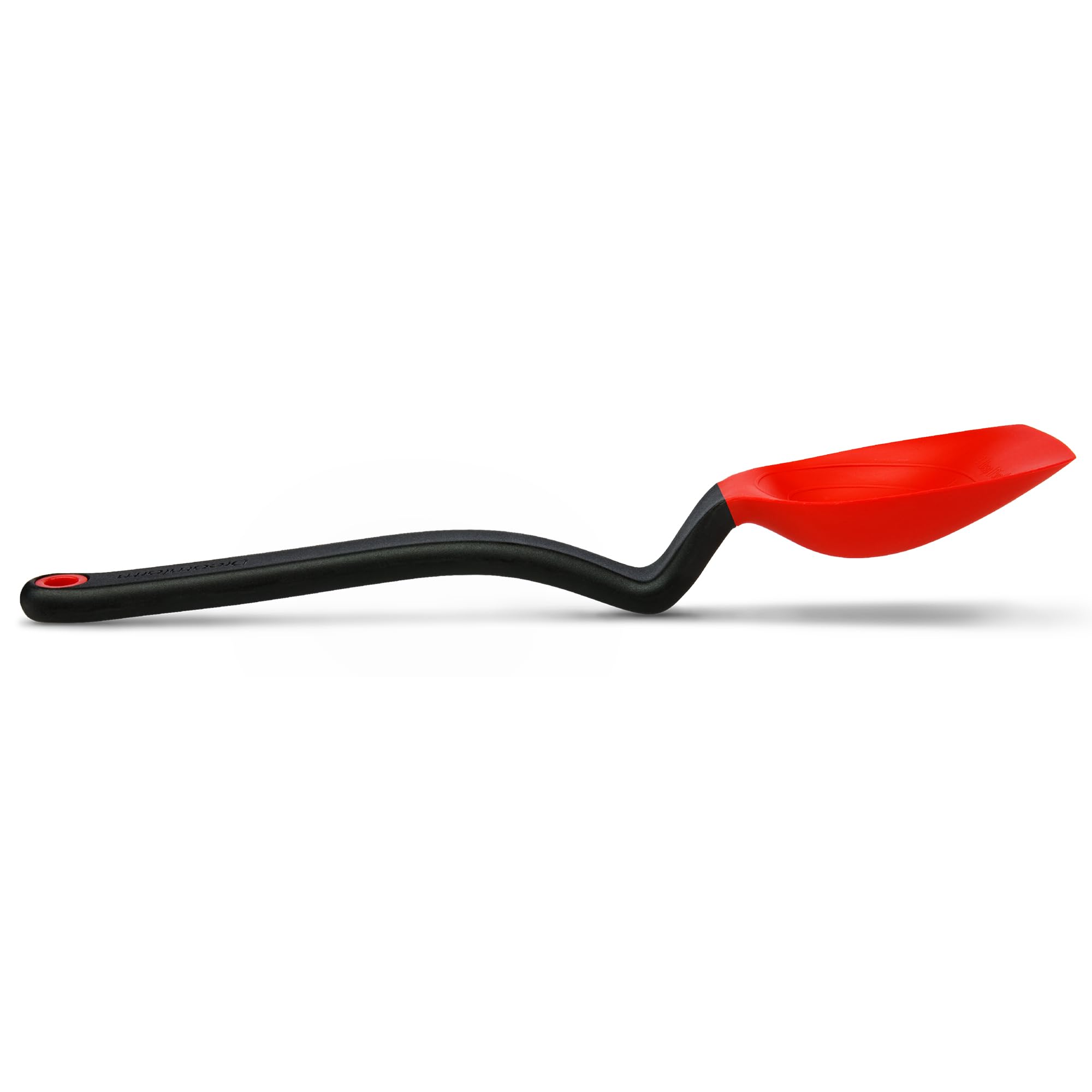 Dreamfarm Supoon con mango ergonomico levantado para evitar derames y encimera limpia