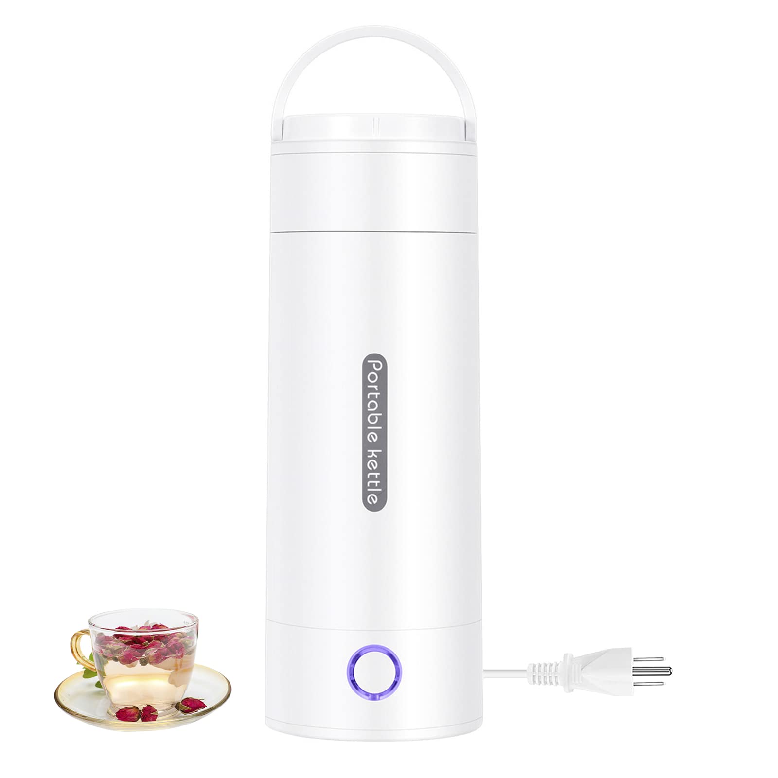 Dreamosa tetera eléctrica portátil 350 ml para viajes y casa.