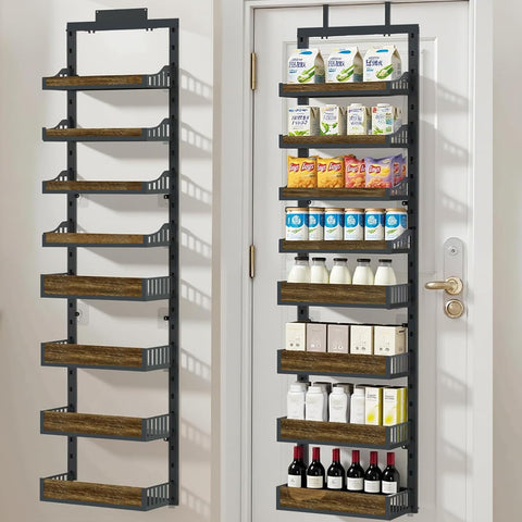 DreamPine organizador de puerta con 8 estantes para despensa y acceso rápido.