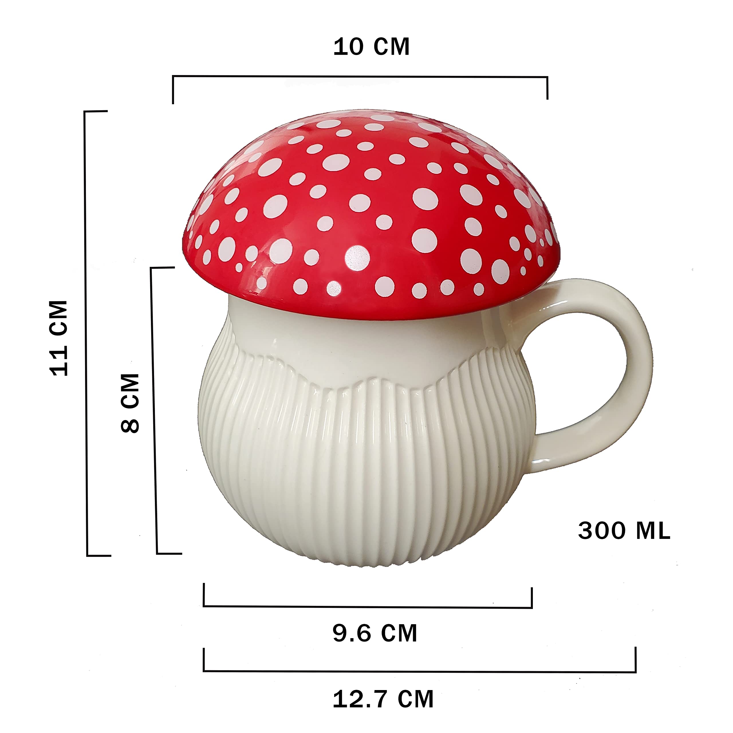 Dreamstall taza-seta cerámica de piedra, durable y apta para lavavajillas