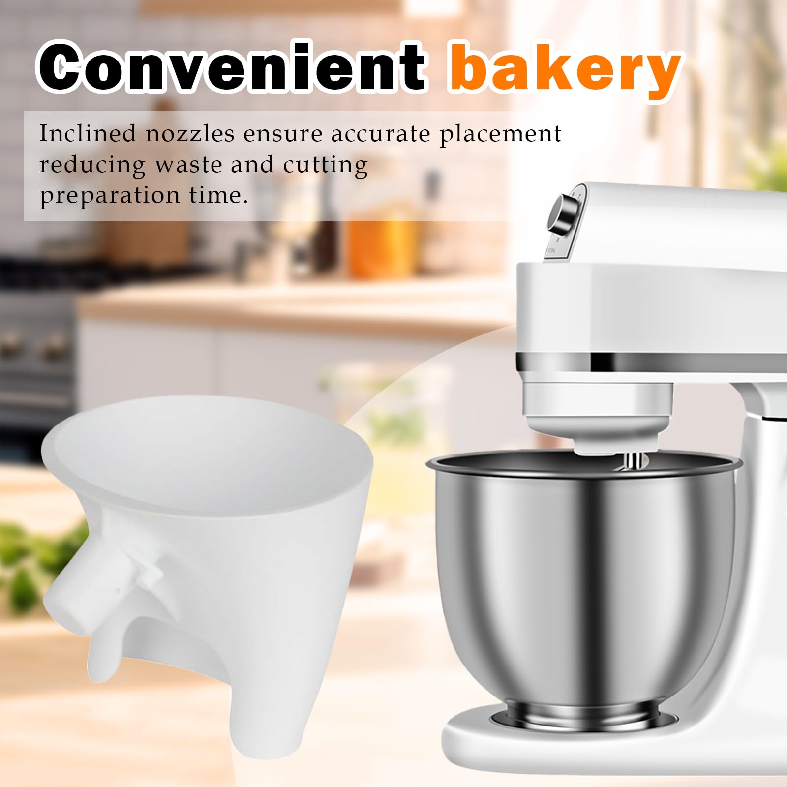 DREIKANTER Diseño anti salpicaduras para batidora KitchenAid