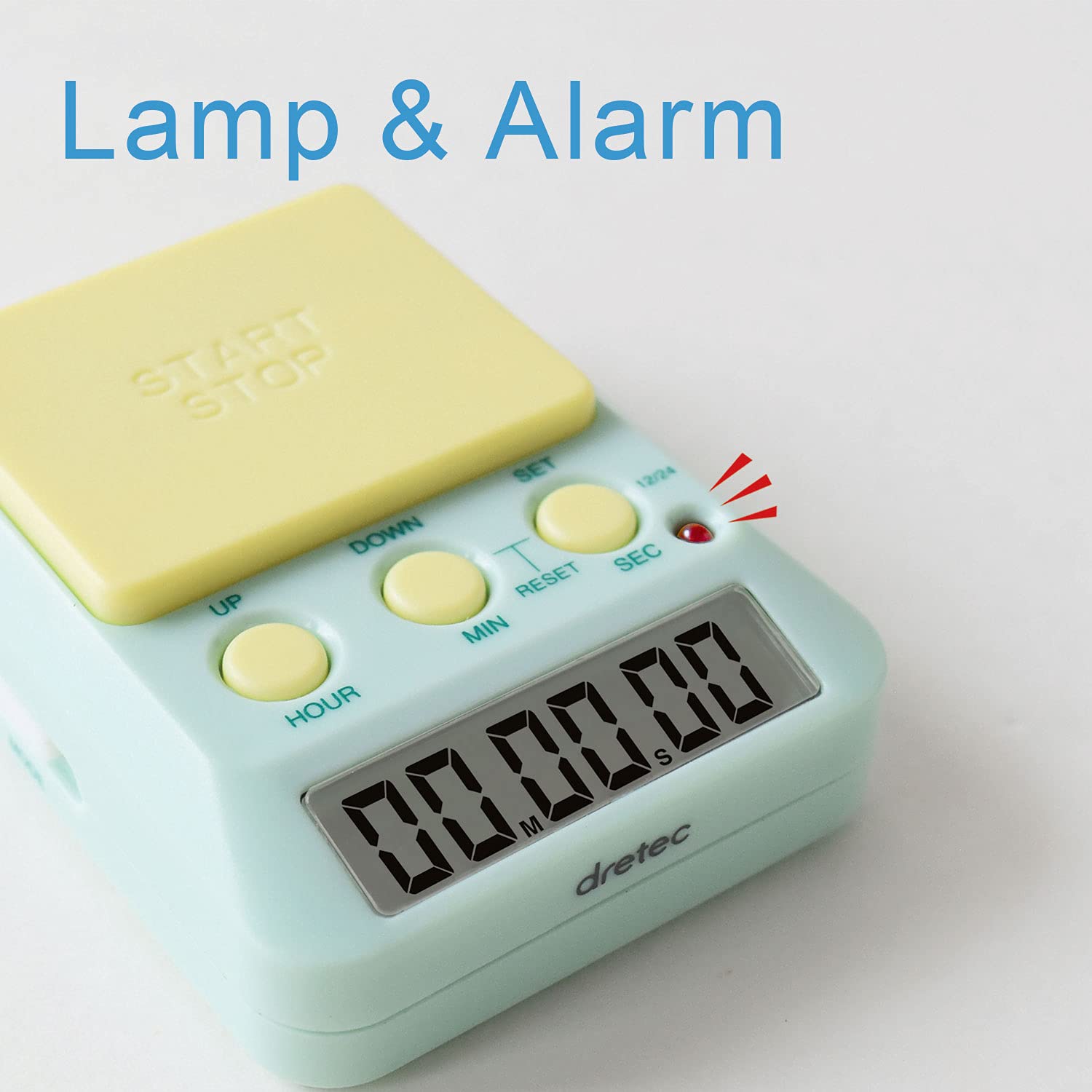 dretec temporizador de estudio alarma ajustable para entornos variados
