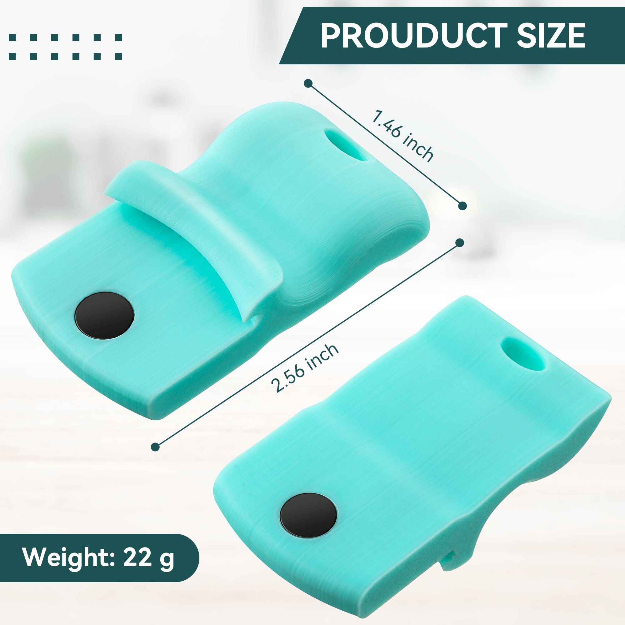 Dreyoo diseño compacto de 2.56 pulgadas azul, almacenamiento práctico.