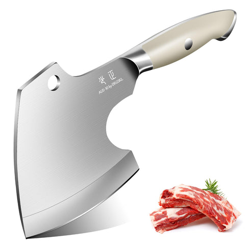 DRGSKL Cortabones: cuchillo de carne pesado para deshuesar en casa.