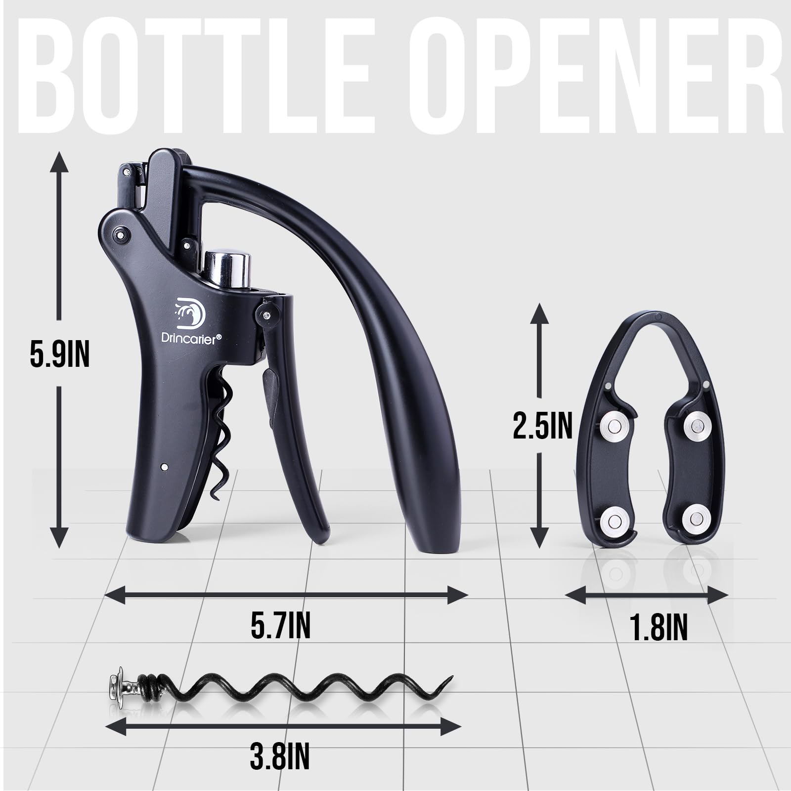 Drincarier diseno ergonomico para uso comodo en casa o viaje