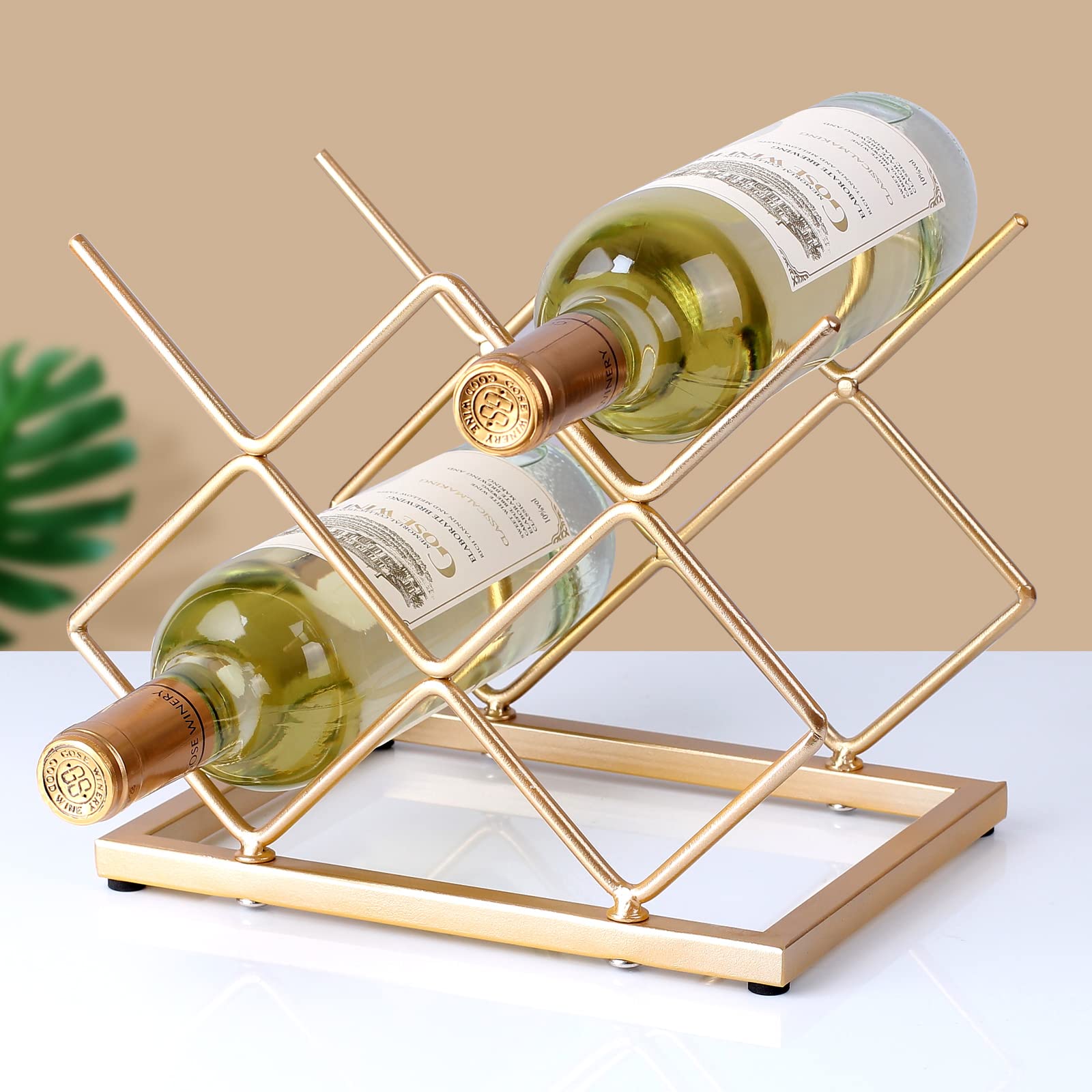 Drincarier acabado dorado aporta elegancia al regalo para amantes del vino