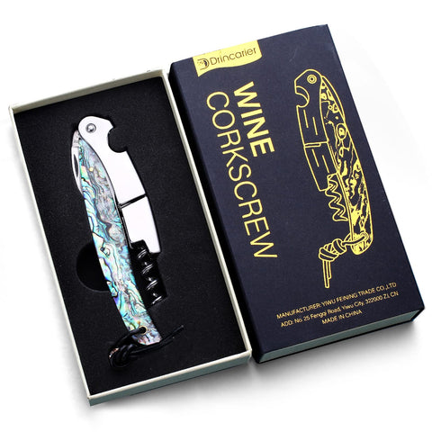 Drincarier cortador de foil afilado para abrir tapas con precisión.