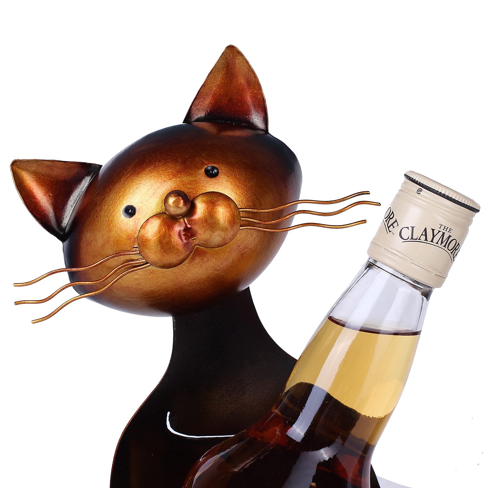 Drincarier Gato, tamaño alto de 33 cm para botellas estándar.
