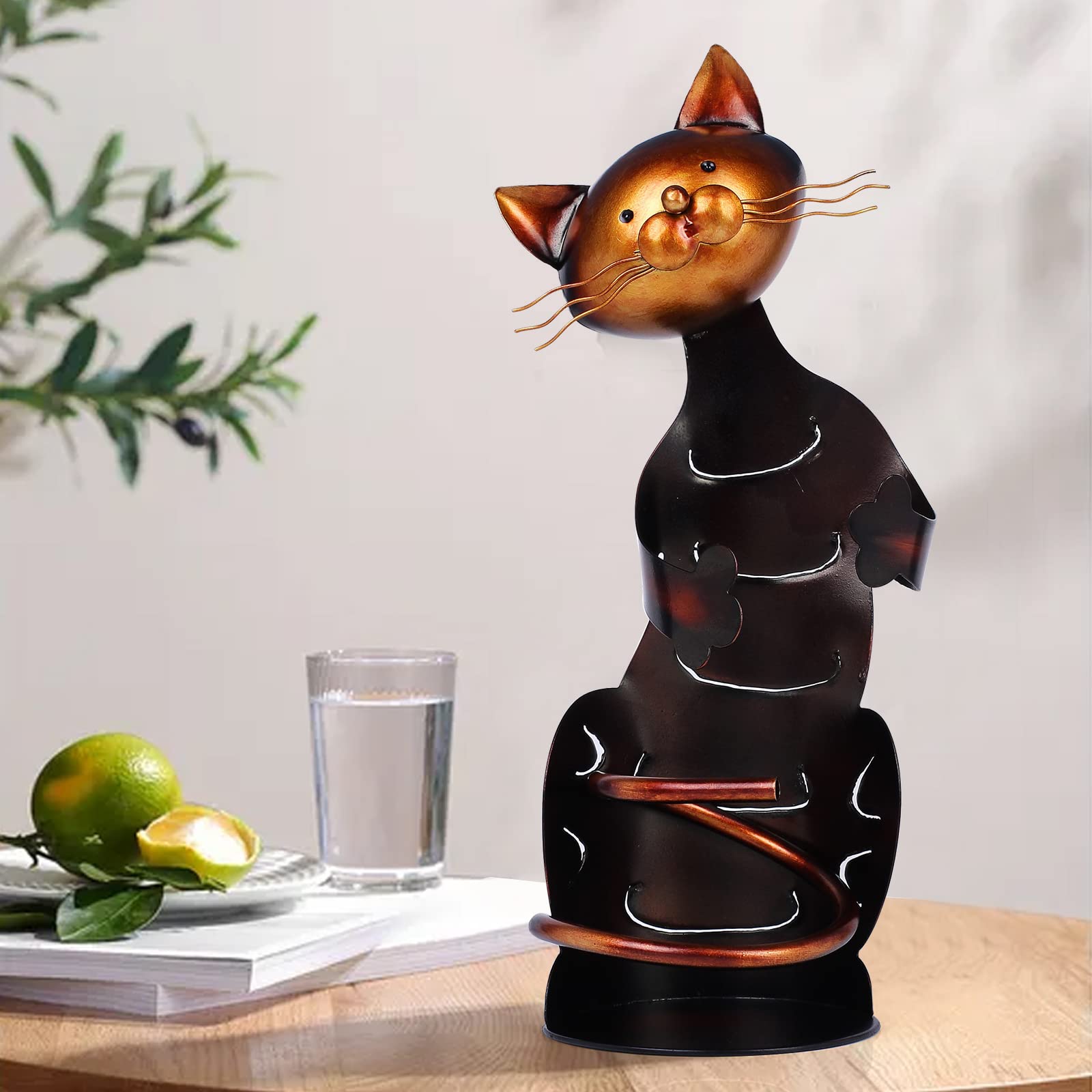 Drincarier Gato como decoración y soporte funcional para el hogar.