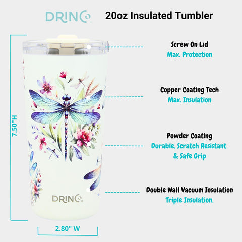 Drinco tumbler libre de BPA y apto para normas FDA.