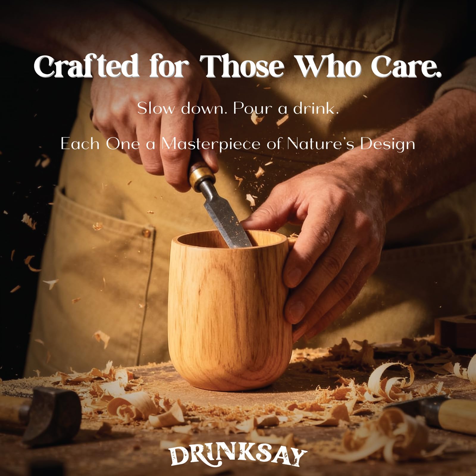 DrinkSay agarre ergonómico facilita sostener el vaso con comodidad.