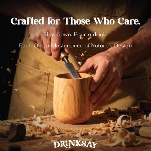 DrinkSay agarre ergonómico facilita sostener el vaso con comodidad.