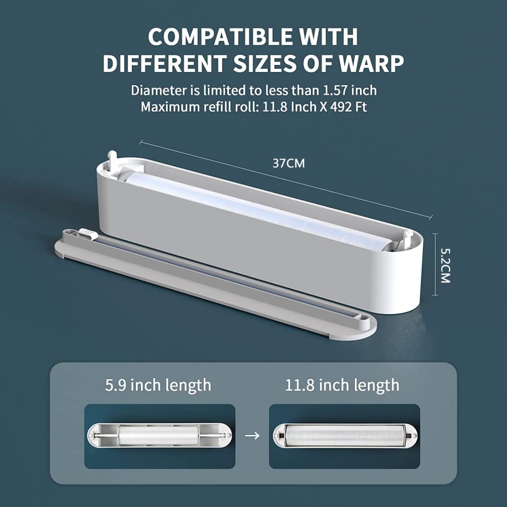 DriveLink dispensador con corte deslizante de acero, cortes limpios sin atascar.