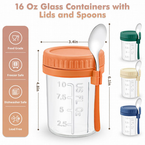 DRKIO: jarras con cucharas incluidas para desayunos rápidos y ordenados