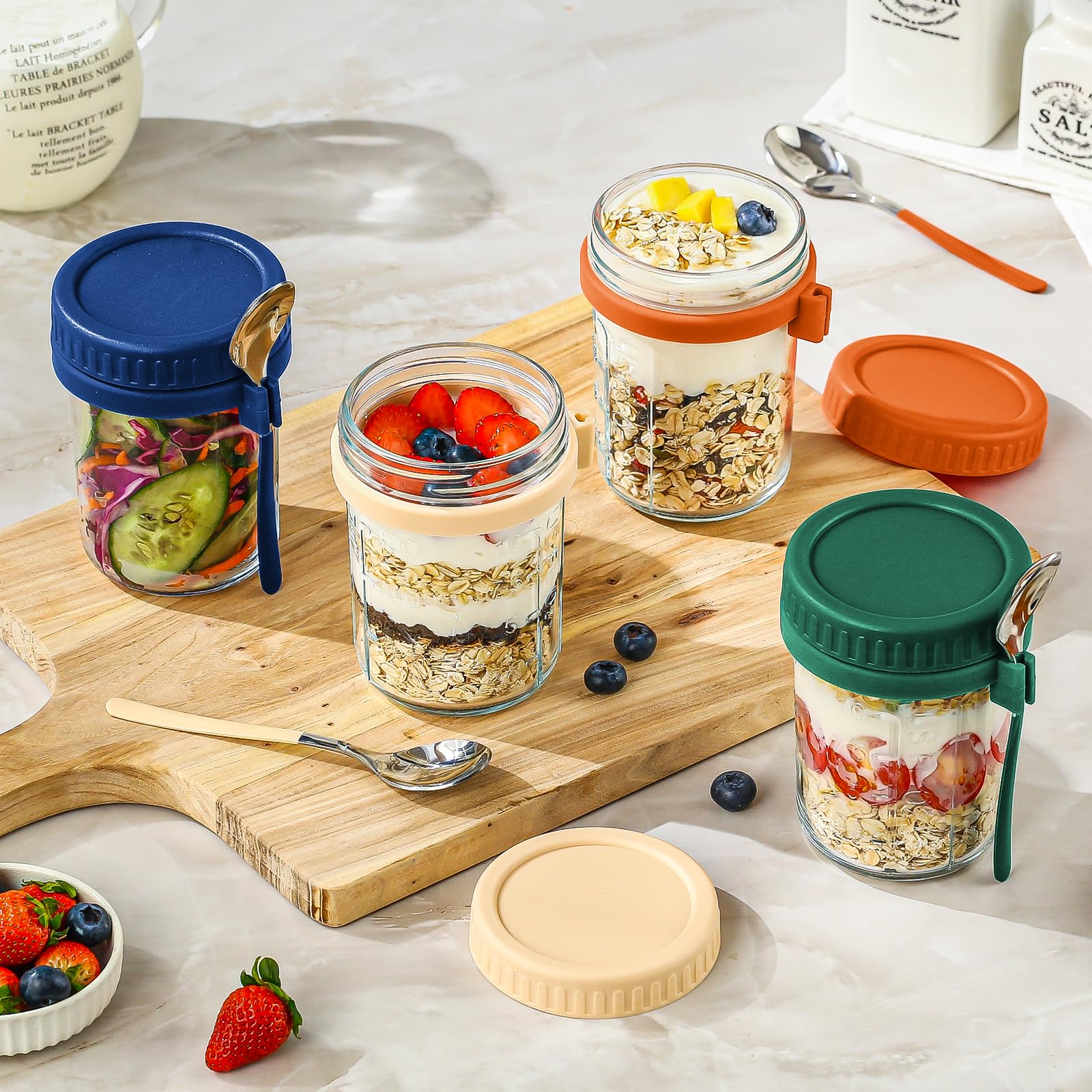 DRKIO: uso múltiple para avena, yogur, ensaladas y meriendas saludables