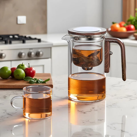 DRNKNSTX Infusor desmontable para té suelto, fácil de usar y limpiar.