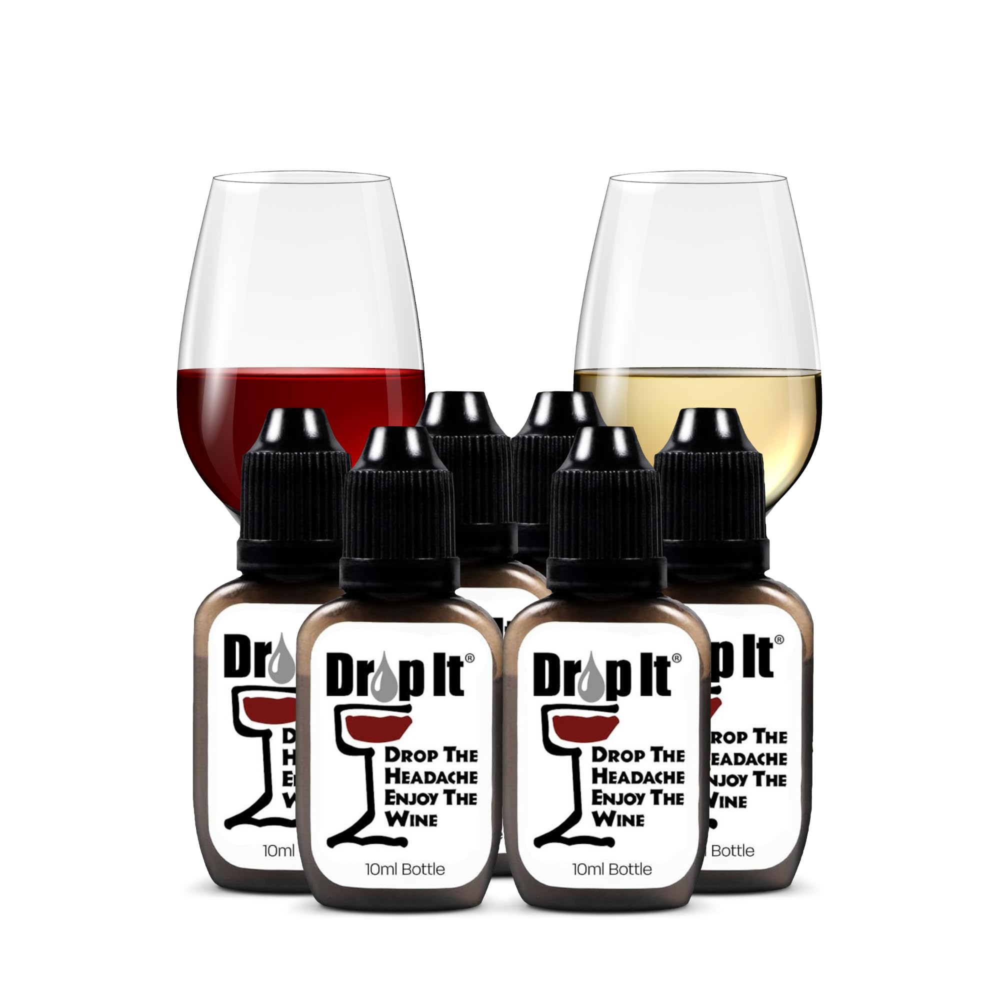 Drop It Gotas para Vino en botella, reducen sulfitos para una copa más suave.