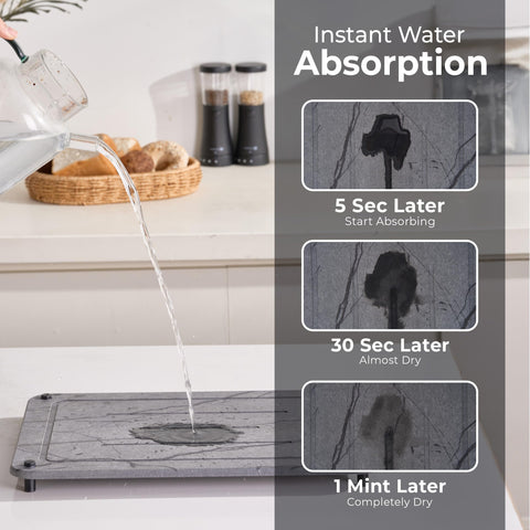 Dropereum con patas de acero inoxidable ofrece estabilidad antideslizante