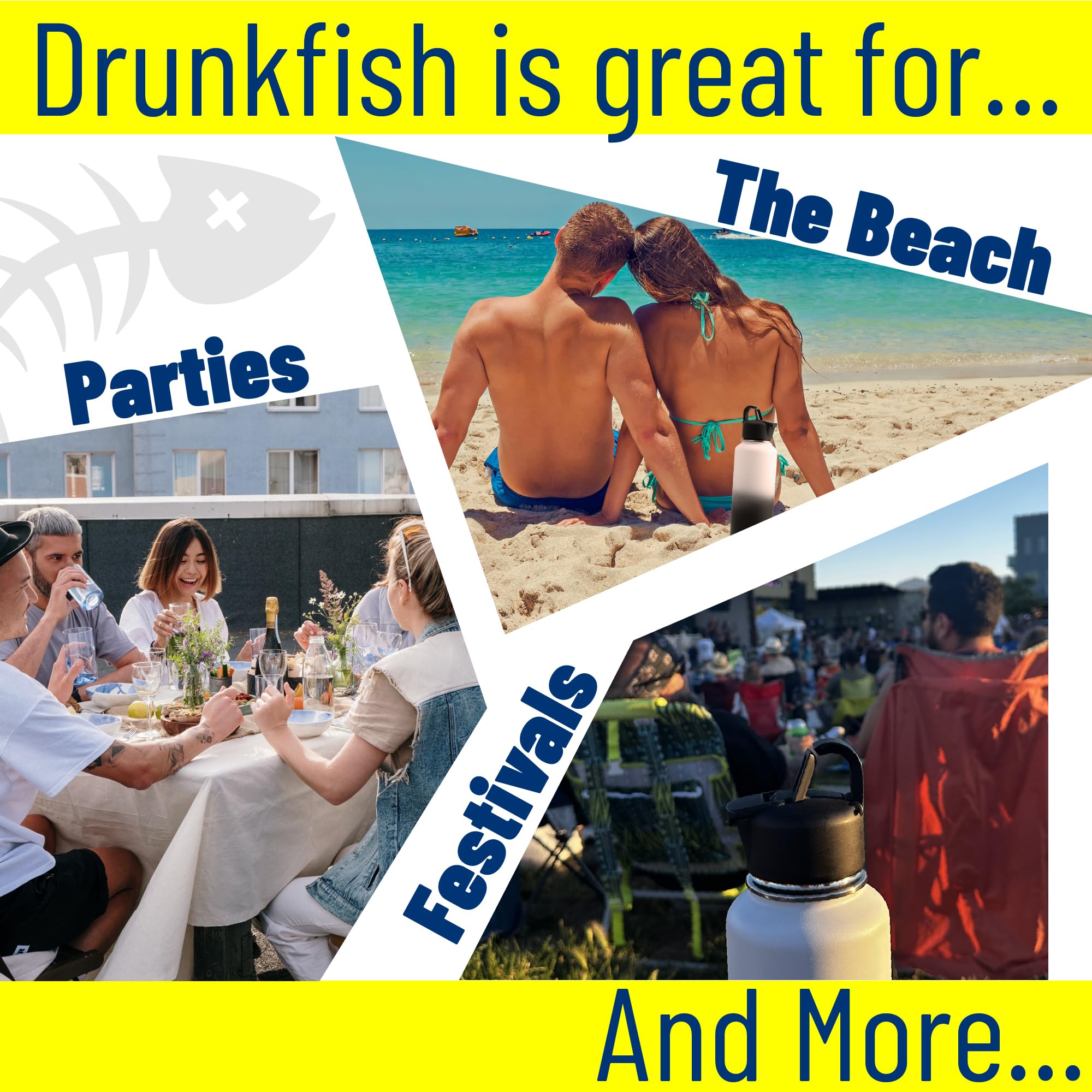 Drunk Fish: camuflaje para licores oculta contenido con estilo