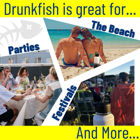 Drunk Fish: camuflaje para licores oculta contenido con estilo