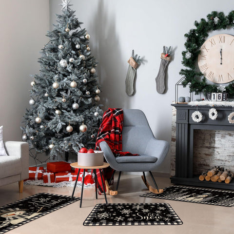 Drydiet Alfombra interior cocina invierno arpilleras y diseño decorativo