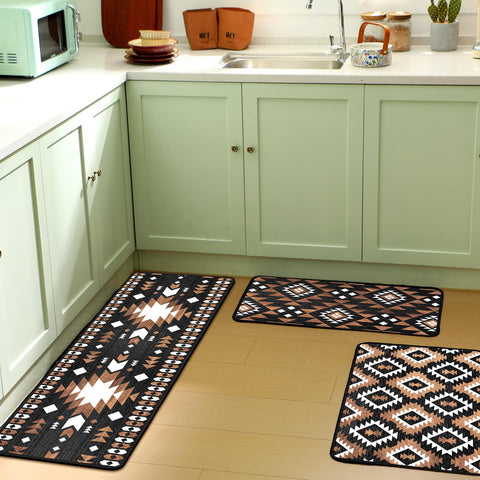 Drydiet alfombras cocina aztecas pequeñas 17x29, perfectas para entrada o pasillo