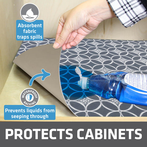 Drymate tejido absorbente con reverso impermeable para derrames