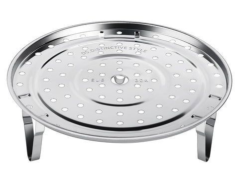 DS. DISTINCTIVE STYLE Rejilla de vapor 22 cm para cocinar al vapor con seguridad