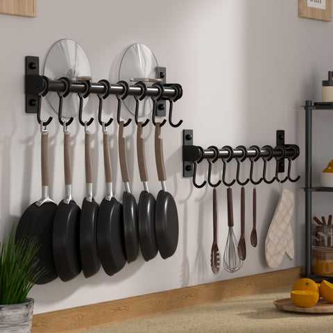 Dseap barra de pared para cocina, ahorro de espacio