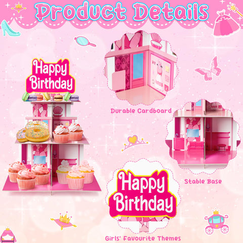 Decoración de mesa DSjuedui para postres y pasteles festivos.