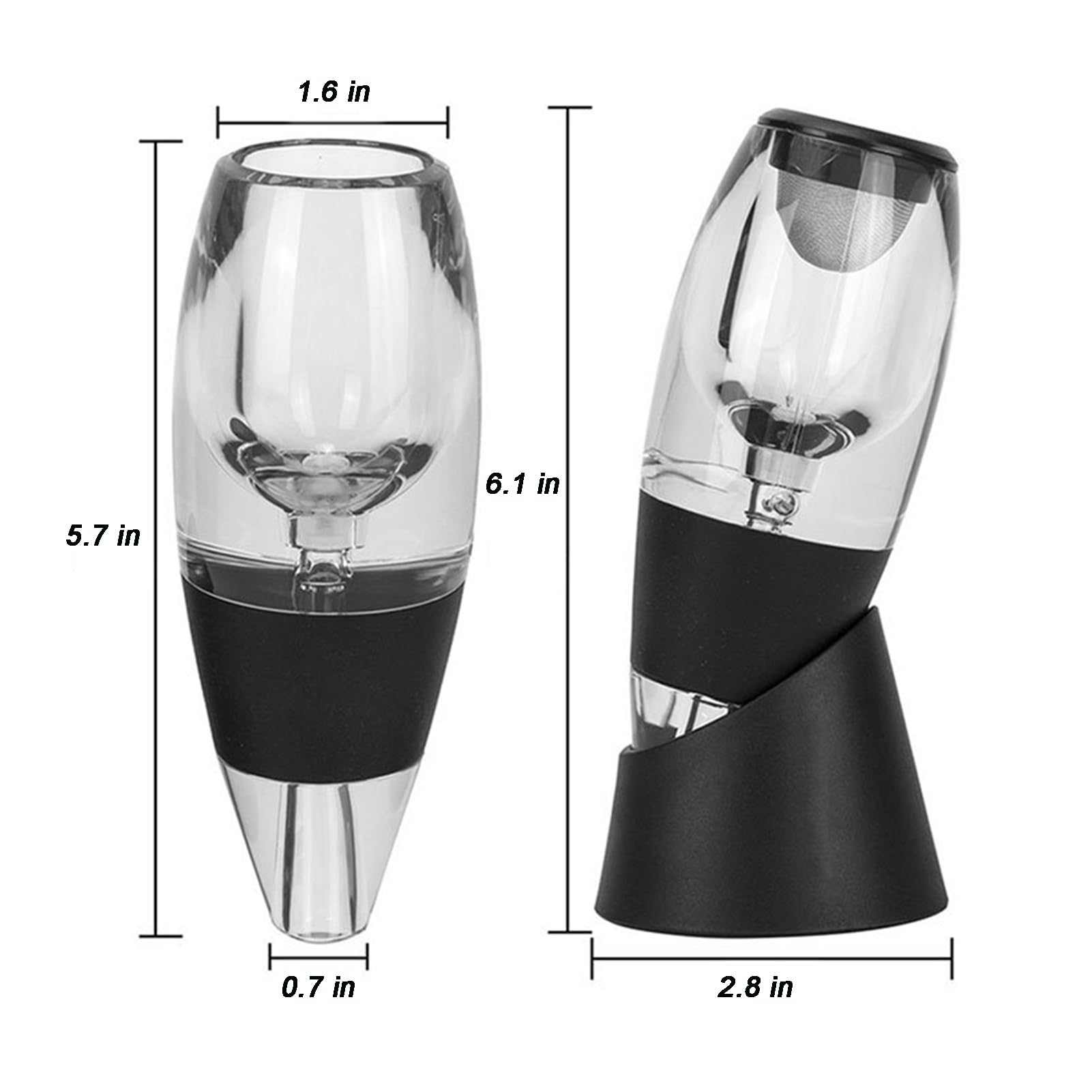 Vertedor de vino iluminado D&Slifei para presentaciones elegantes.