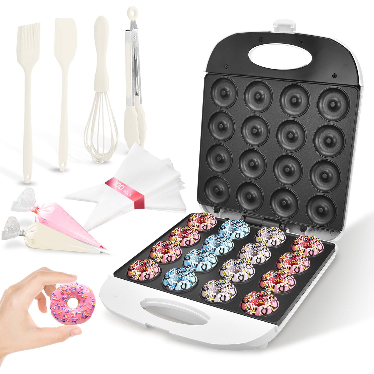 DSP máquina mini donas: horneado en tres minutos para meriendas rápidas