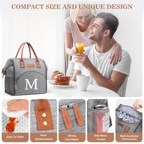 DTBG bolsa de almuerzo de nylon duradero para uso diario.