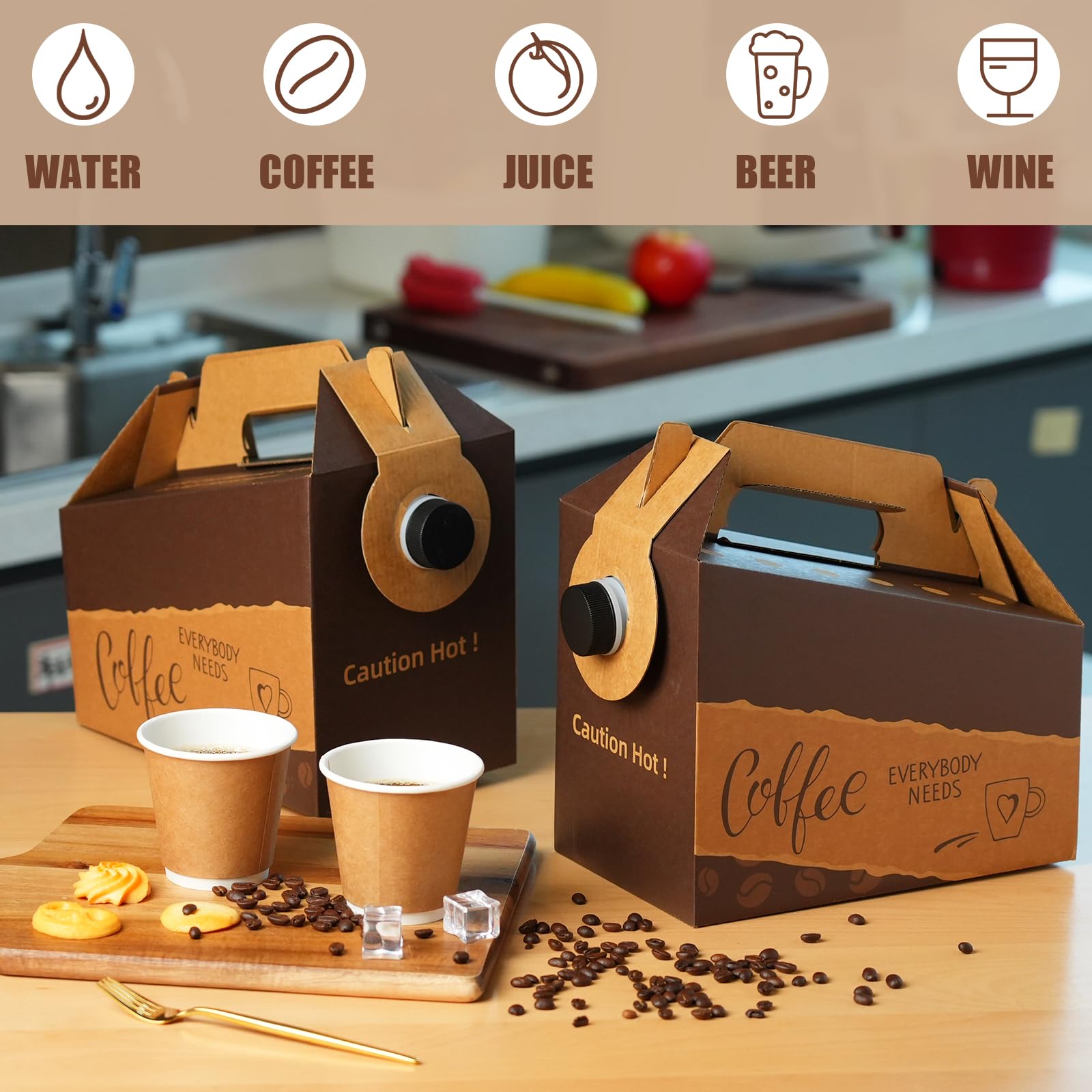 DTFMZOV uso versátil para bebidas calientes y frías.
