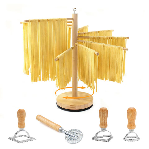 Escurridor de pasta giratorio DthwagfL para secar espagueti con acceso cómodo.