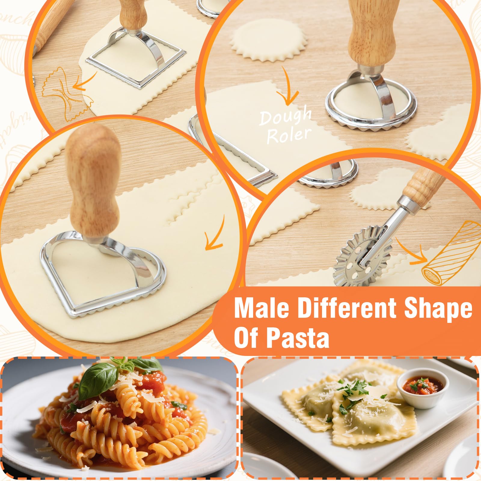 Molde redondo para pasta DthwagfL, perfecto para dumplings o ravioli redondo.