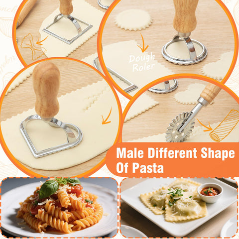 Molde redondo para pasta DthwagfL, perfecto para dumplings o ravioli redondo.