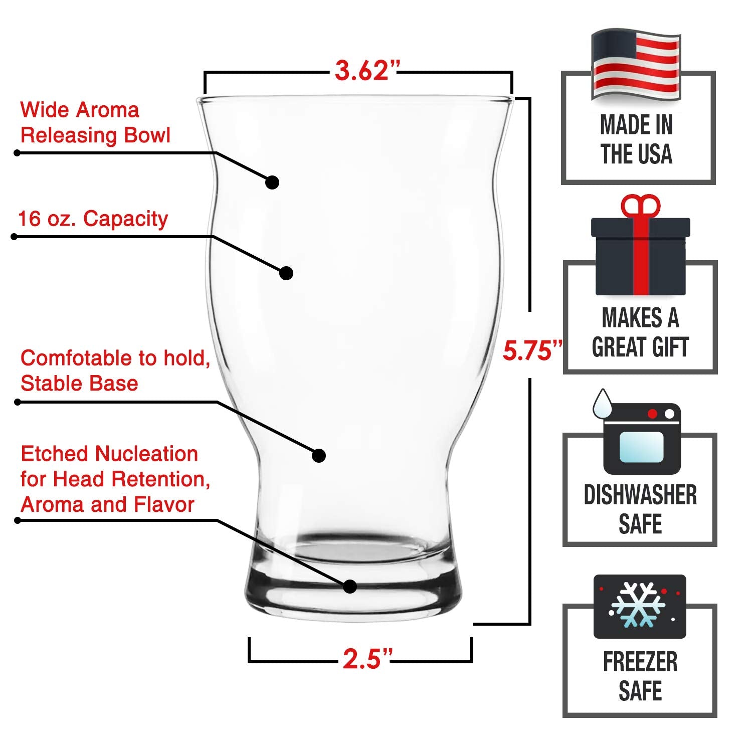 vaso du vino hecho en usa para una experiencia cómoda