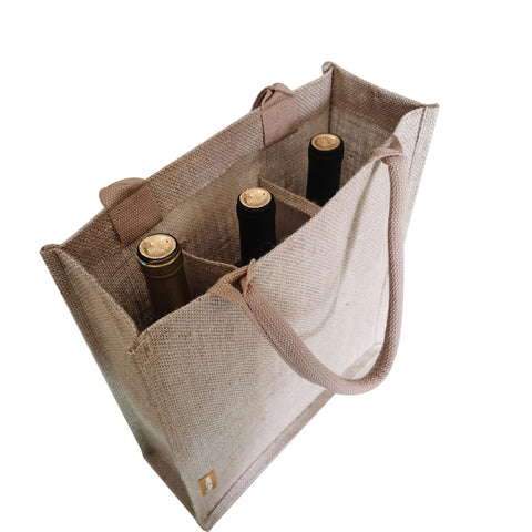 Dual Dou: interior laminado y divisor para mantener las botellas separadas.