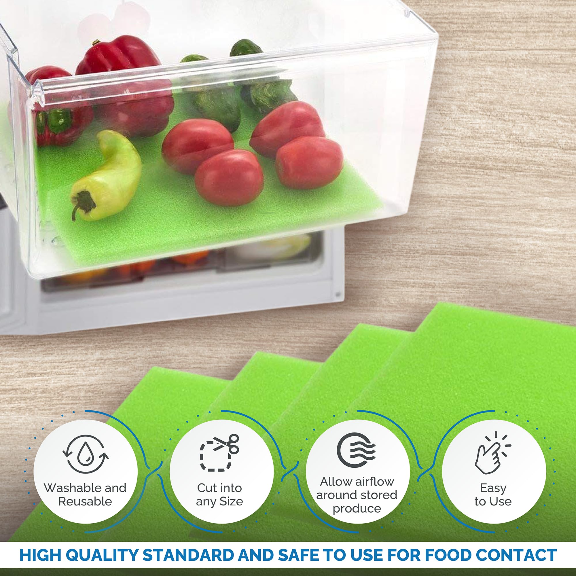 Dualplex liner-absorbe-humedad cajón: facilita limpieza y mantenimiento.